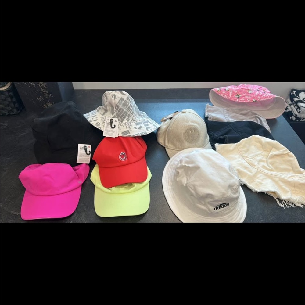 Lululemon Athletica Women's Hat Assortment - Pink, Red, Black, White